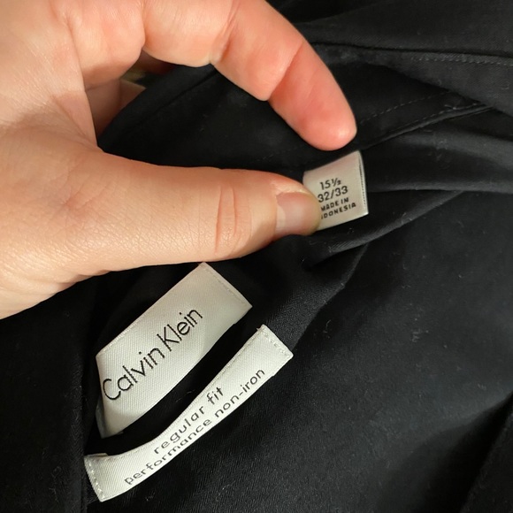 Calvin Klein regular fit noniron long sleeve shirt - Picture 4 of 4